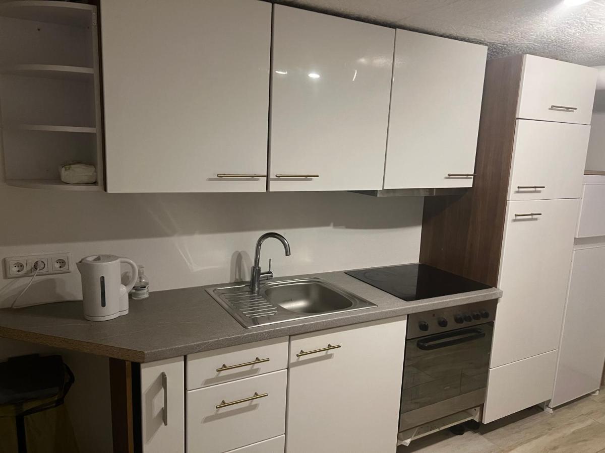 Doppelbett Zimmer Mit Gemeinschaftbad Borgholzhausen Eksteriør billede